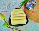 Hình bước làm 2 của món Bánh bông lan lá dứa- không bột nở