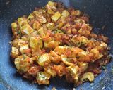 A picture of step 5 of Kaju paneer sabzi.