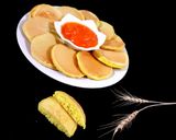عکس مرحله 5 از دستور پنکیک زعفرانی 😋😍