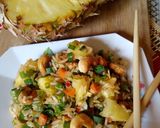 A picture of step 5 of Stir Fried Pineapple Rice#foodphotographychallenge.