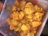 Cemilan tempe goreng pedas