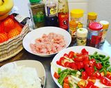Friss zöldséges Currys hús, rizzsel recept fázis 1 fotója