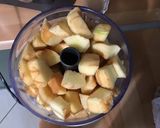 Une image de l'étape 3 de Gâteau fondant multi fruits (coings, pomme, bananes).