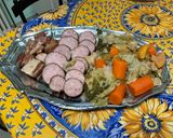 Une image de l'étape 22 de Potée au chou, saucisse de morteau, lard, carottes et navets.