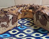 Foto del paso 5 de la receta: Budín de bananas marmolado