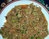 A picture of step 7 of Dhaba style egg.