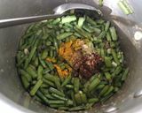 A picture of step 2 of Cluster bean sabji.