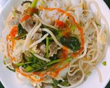 Hình bước làm 7 của món Phở tả bí lù