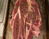 A picture of step 2 of Steak w/ Potato and Mushrooms.