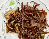 Hình bước làm 1 của món Miến xào cua