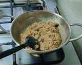 A picture of step 2 of Singhara burfi.