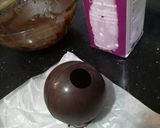 A picture of step 1 of Strawberry Mousse In Chocolate Ball.