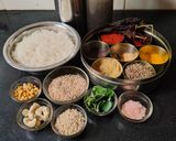 A picture of step 1 of Sesame Rice.