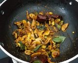 A picture of step 5 of Curd Curry.