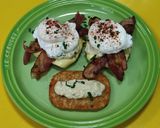 รูปขั้นตอนการทำที่ 6 ของ Breakfast Burger with Poached Egg