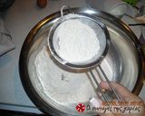 A picture of step 1 of Shortcrust pastry cheese pies.