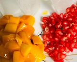 A picture of step 2 of Mango Pomegranate Refreshments.