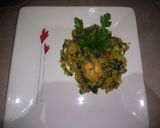 Foto del paso 3 de la receta: Pollo con arroz y espinaca