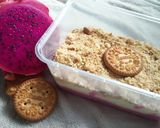 Foto langkah ke 7 dari resep Desert box dragon fruit cheese.