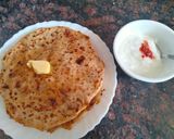 A picture of step 3 of Stuffed paratha made with leftover gobhi aloo ki sabzi.