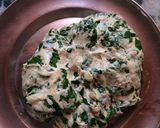 A picture of step 1 of Drumsticks Leaves Parantha.