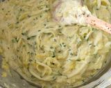 Une image de l'étape 6 de Galettes courgettes riz.