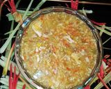 A picture of step 4 of Quails soup.