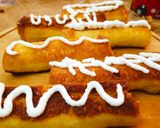 A picture of step 4 of French Toast Rollups.