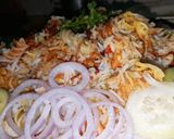 A picture of step 7 of Pasta chicken biryani.
