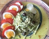 Une image de l'étape 3 de Spaghettis de courgettes crues sauce pesto-libane.