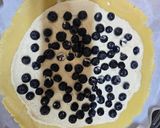 عکس مرحله 10 از دستور گلت چیز کیک بلوبری💙 Blueberry Cheesecake Galette