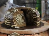 Zebra Cake Putih Telur