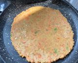 A picture of step 3 of Jowari roti.