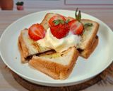 Foto langkah ke 3 dari resep Sandwich Cokelat Stroberry.
