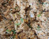 A picture of step 6 of Barnyard Millet Patties.