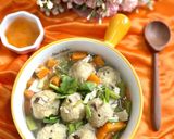 Foto langkah ke 7 dari resep Sup Sayuran Bola Tahu Jamur.