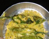 ભરેલા મરચા ની કઢી (Bharela Marcha Kadhi Recipe In Gujarati) રેસીપી સ્ટેપ7ફોટો