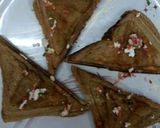 A picture of step 2 of Paneer veggies sandwich.