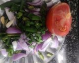 A picture of step 4 of French bean with potatoes.