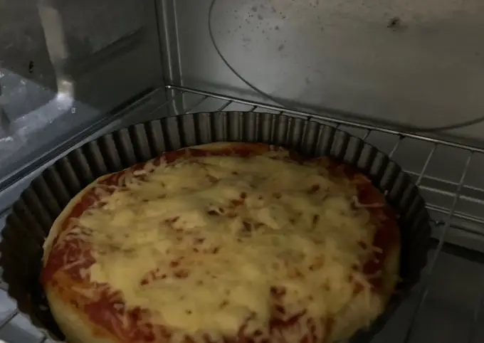 Langkah-langkah untuk membuat Cara bikin Pizza Smoke Beef