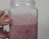A picture of step 4 of Coconut Strawberry Chia Smoothie with Fresh Fruits & Nuts.