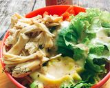 Hình bước làm 6 của món Eat clean- Salad thịt gà