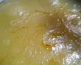A picture of step 6 of Kesar Sheera.