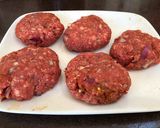 A picture of step 4 of Taste the difference beef burgers.