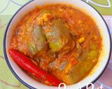 A picture of step 5 of Bharwa Masala Baingan/Stuffed Eggplants.