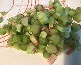 Une image de l'étape 3 de Tarte géante « noeuds » à la rhubarbe du jardin et crème vanille (pâte brisée au sirop d érable).