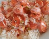 Foto del paso 5 de la receta: Arroz con salchicha y salsa