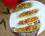 कुकुम्बर बोट भेल चाट (Cucumber Boat Bhel Chaat recipe in hindi) रेसिपी चरण 6 फोटो