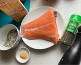 Foto del paso 1 de la receta: Macarrones al Salmón con crema de 4 Quesos, huevos y nata