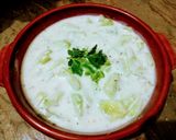 A picture of step 5 of Cucumber Raita.